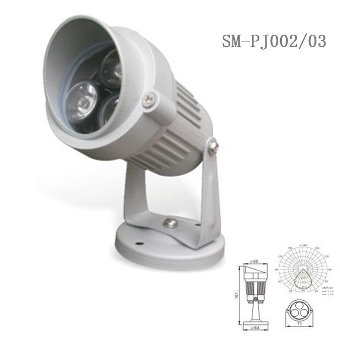 燧明泛光灯3瓦LED6-3500k防护等级IP65