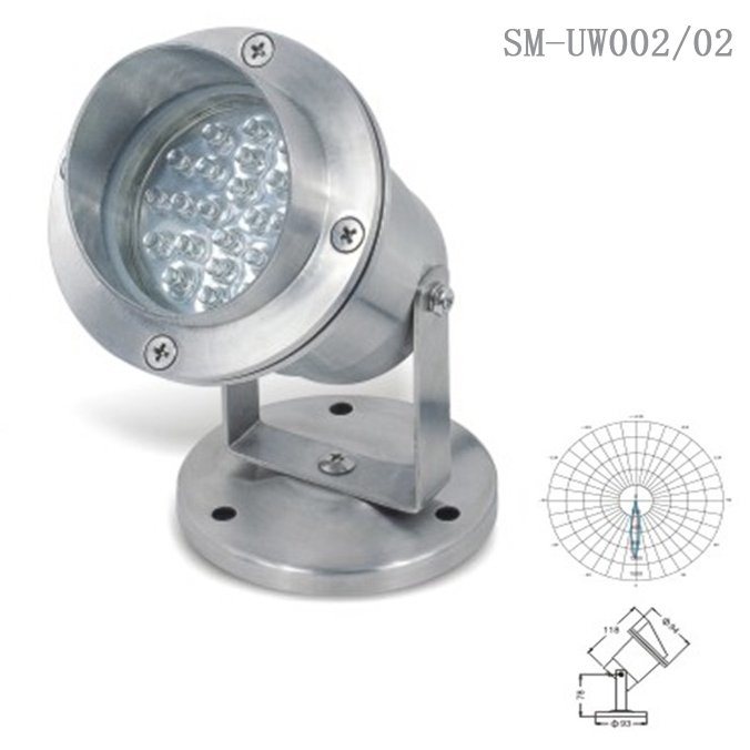 燧明SM-UW002LED立式水底灯2W